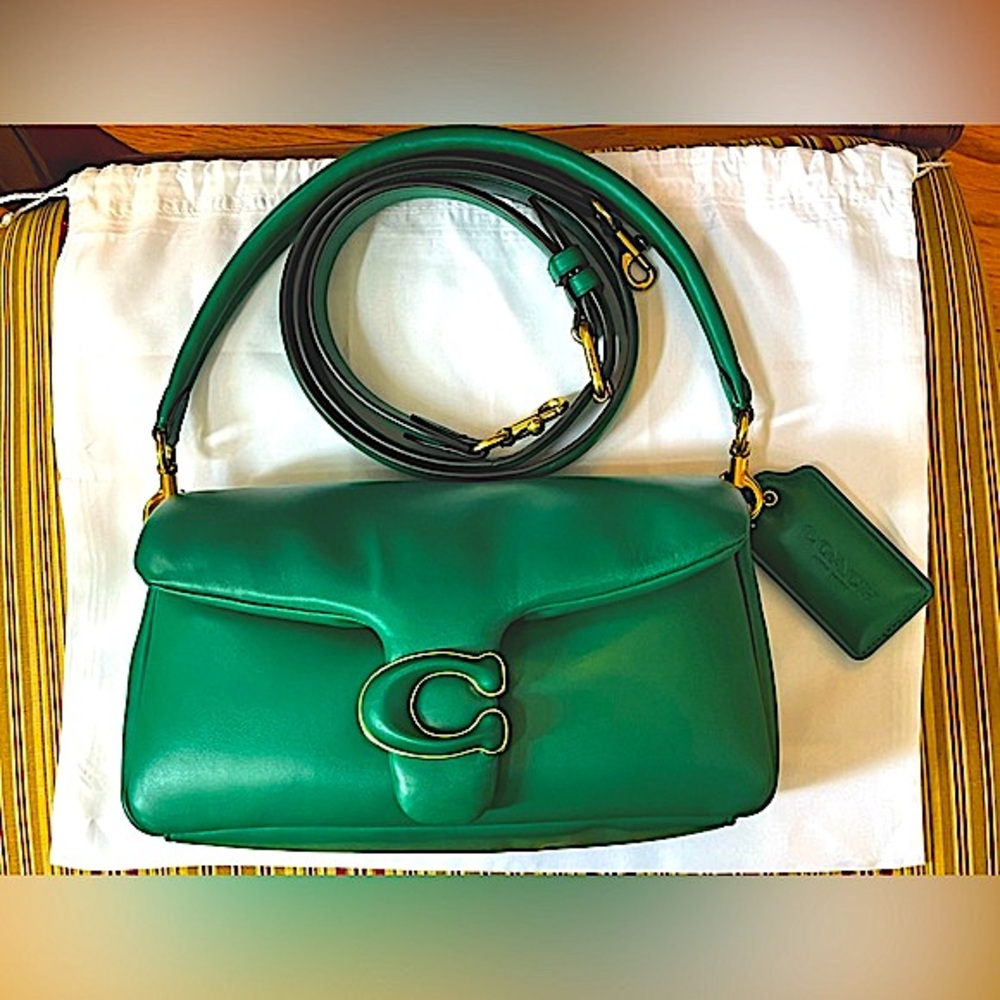 Coach Pillow Tabby Shoulder Bag 26 Green C0772